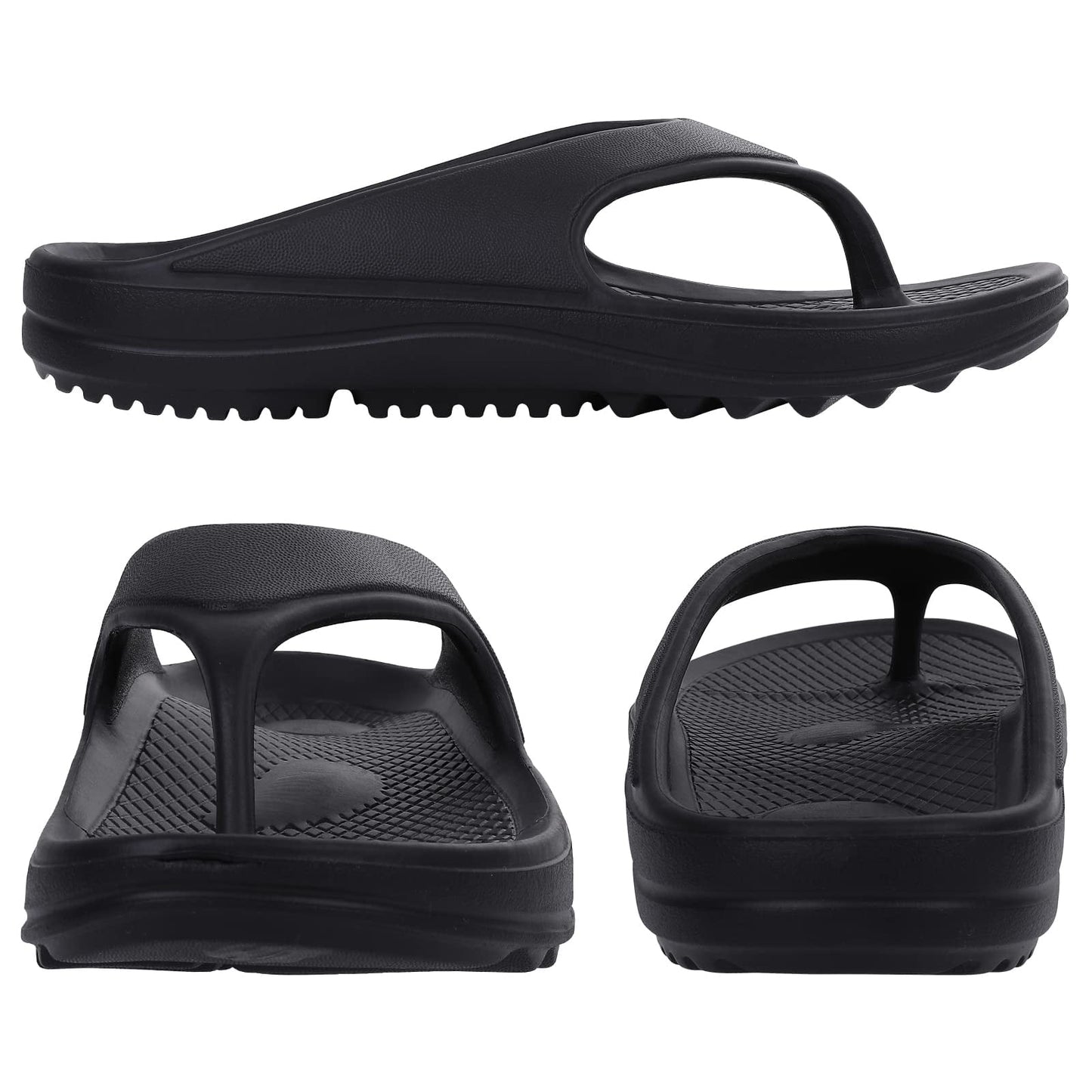 Litfun Orthotic Flip Flops for Women, Pillow Soft Recovery Thong Sandals Slippers
