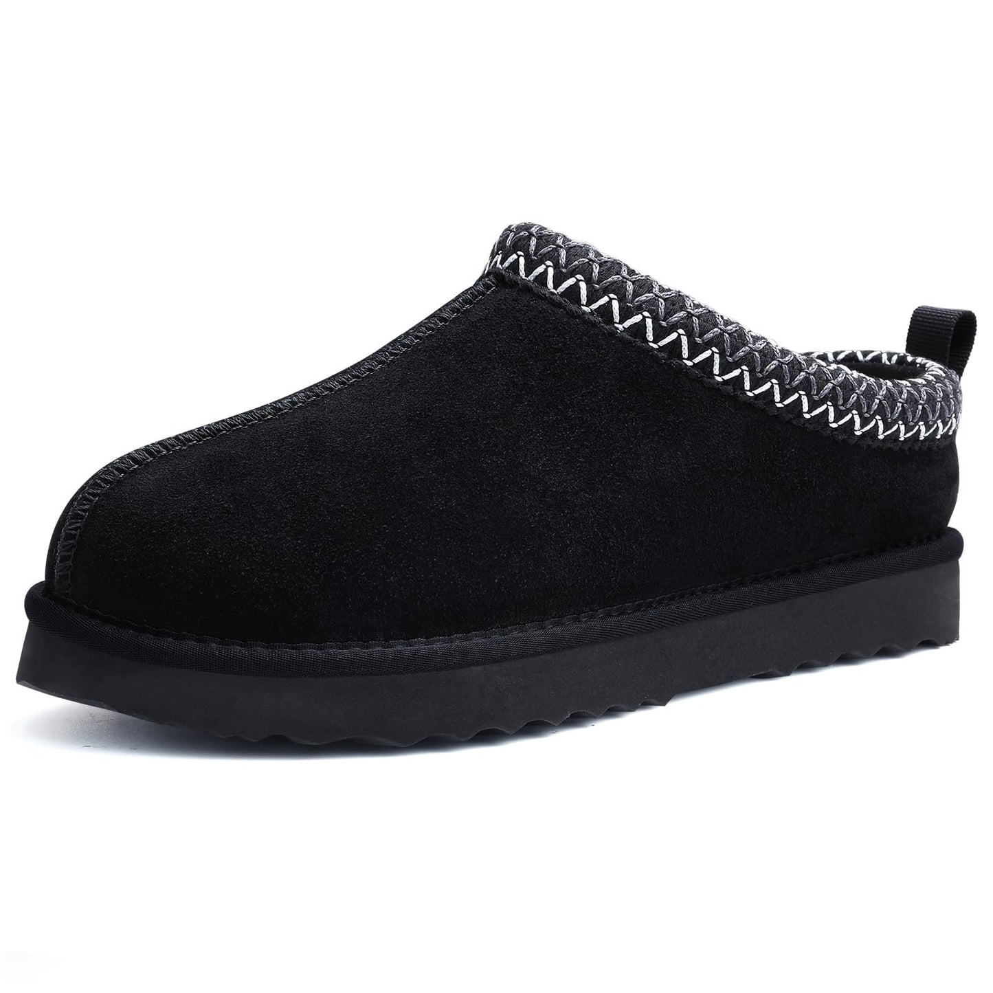 Litfun Fuzzy Slippers for Women Genuine Suede Fluffy Winter House Slipper House Shoes