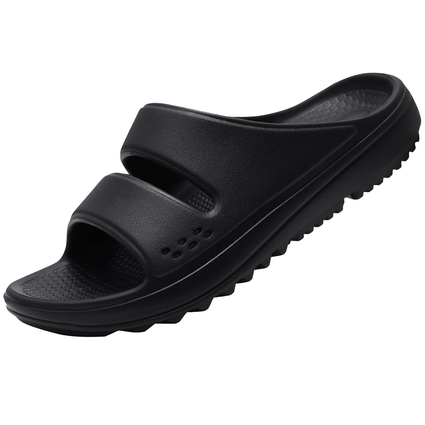 Litfun Slide Sandals for Women, Thick Sole Non-Slip Slide Slippers with Arch Support