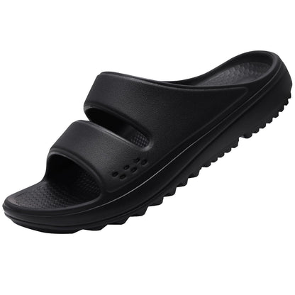 Litfun Slide Sandals for Women, Thick Sole Non-Slip Slide Slippers with Arch Support