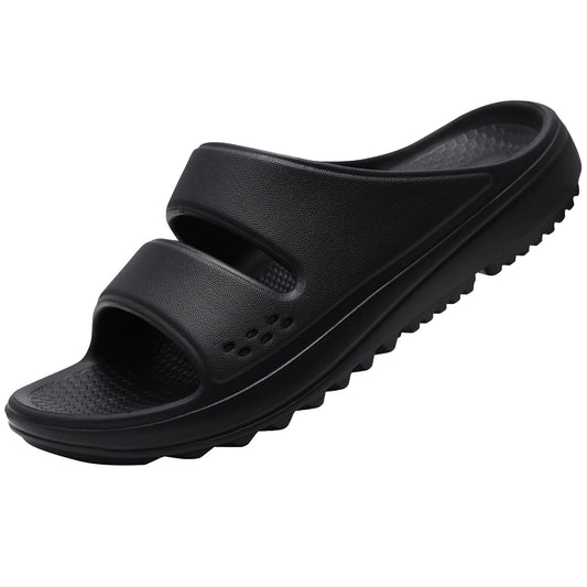 Litfun Slide Sandals for Women, Thick Sole Non-Slip Slide Slippers with Arch Support
