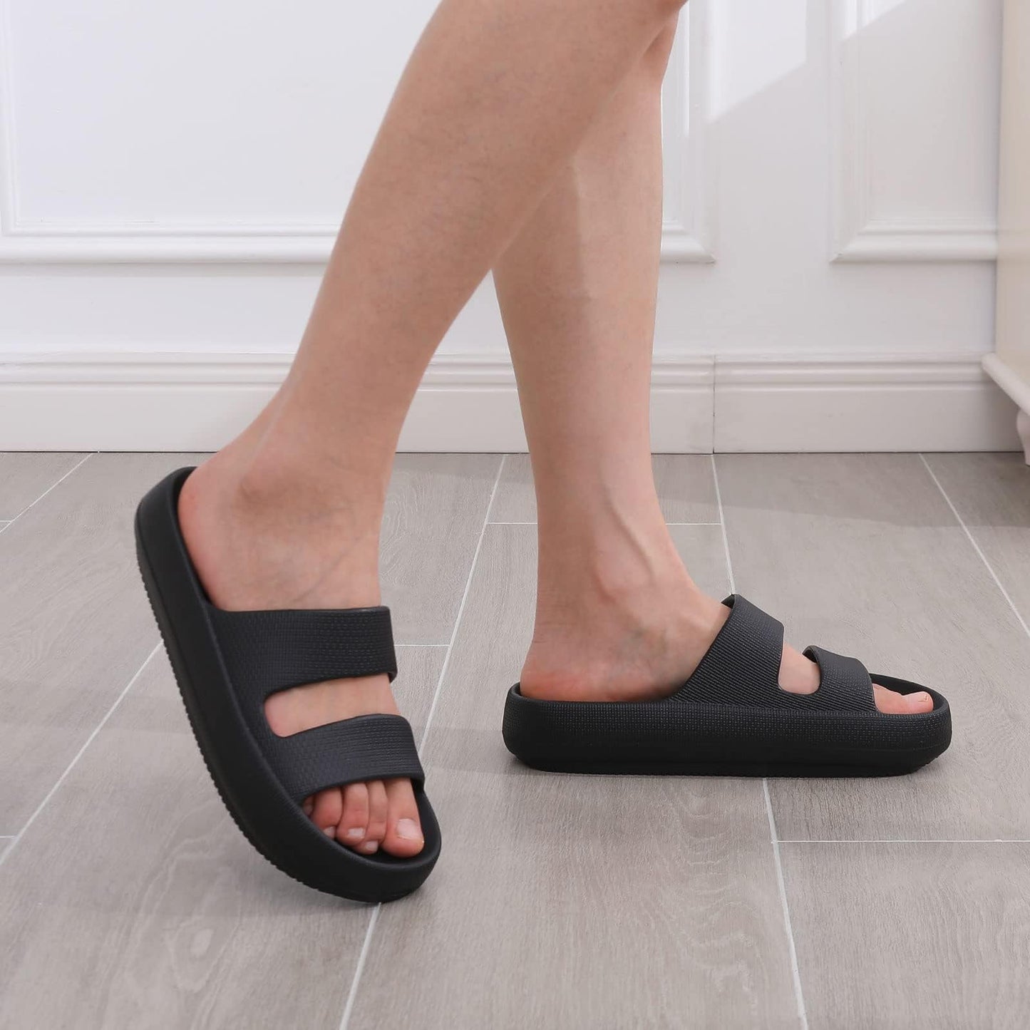 Litfun Cloud Slide Sandals for Women Soft Recovery Shower Shoes Orthopedic Slides