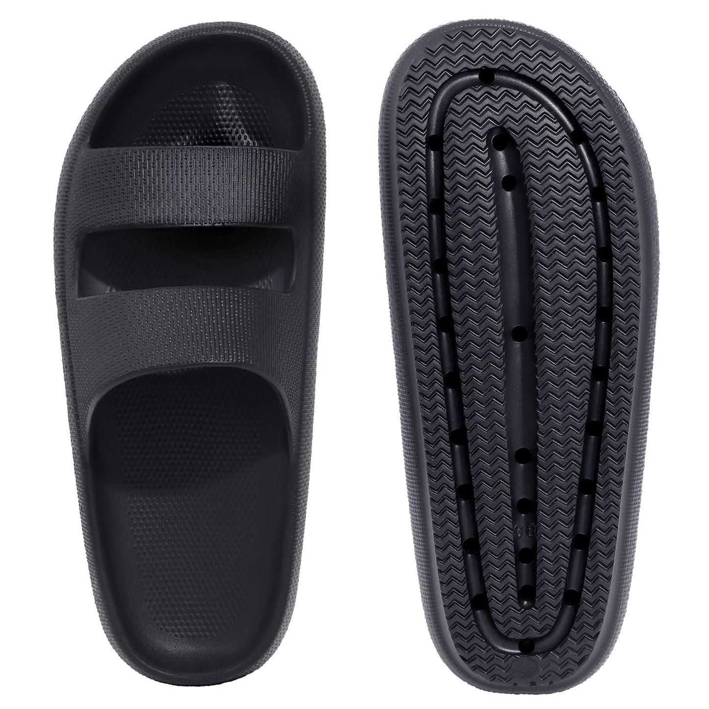Litfun Cloud Slide Sandals for Women Soft Recovery Shower Shoes Orthopedic Slides