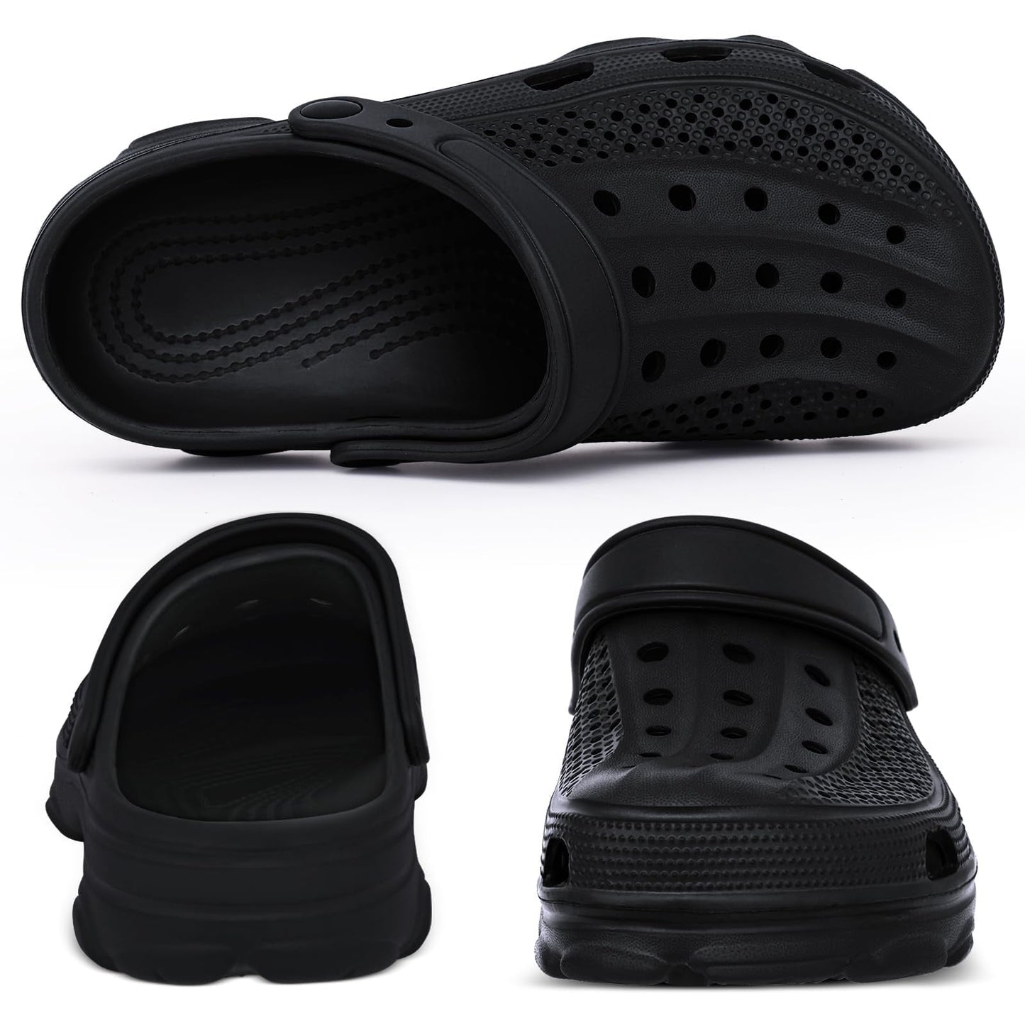 Litfun Unisex Garden Clogs Shoes with Arch Support Soft Slip-on Sandals for Women and Men
