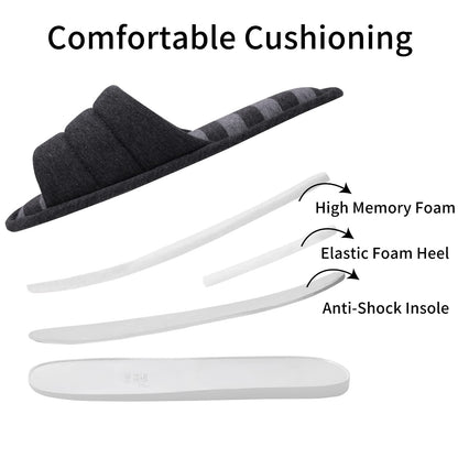 Litfun Women's Slide Slippers Open Toe House Slippers for Women House Shoes