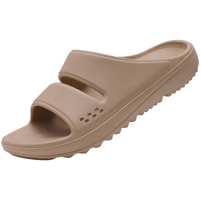 Litfun Slide Sandals for Women, Thick Sole Non-Slip Slide Slippers with Arch Support