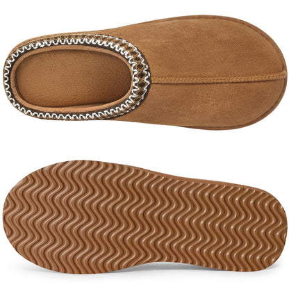 Litfun Memory Foam Slippers for Women Men Cozy Warm House Shoes Indoor and Outdoor