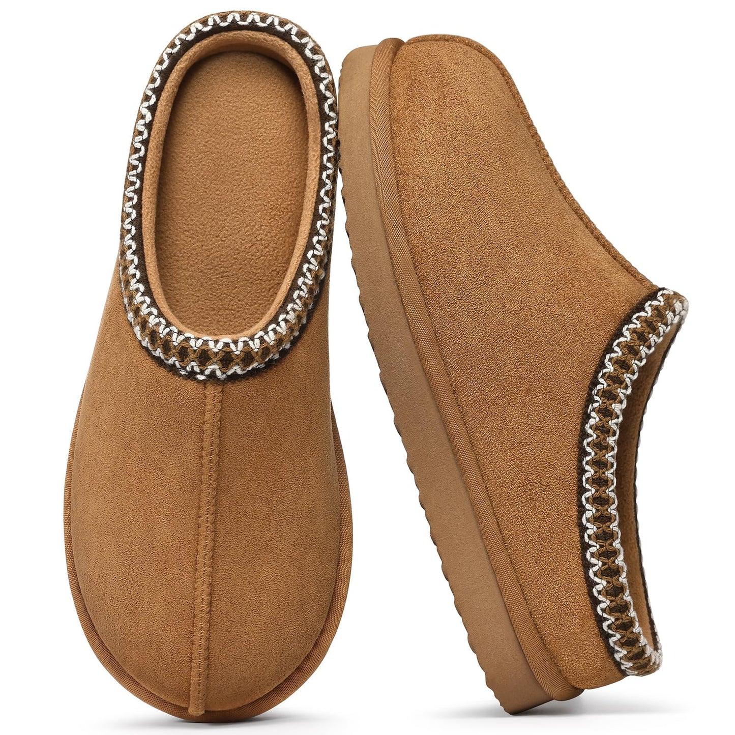 Litfun Memory Foam Slippers for Women Men Cozy Warm House Shoes Indoor and Outdoor