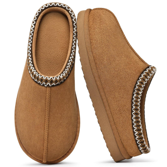Litfun Memory Foam Slippers for Women Men Cozy Warm House Shoes Indoor and Outdoor