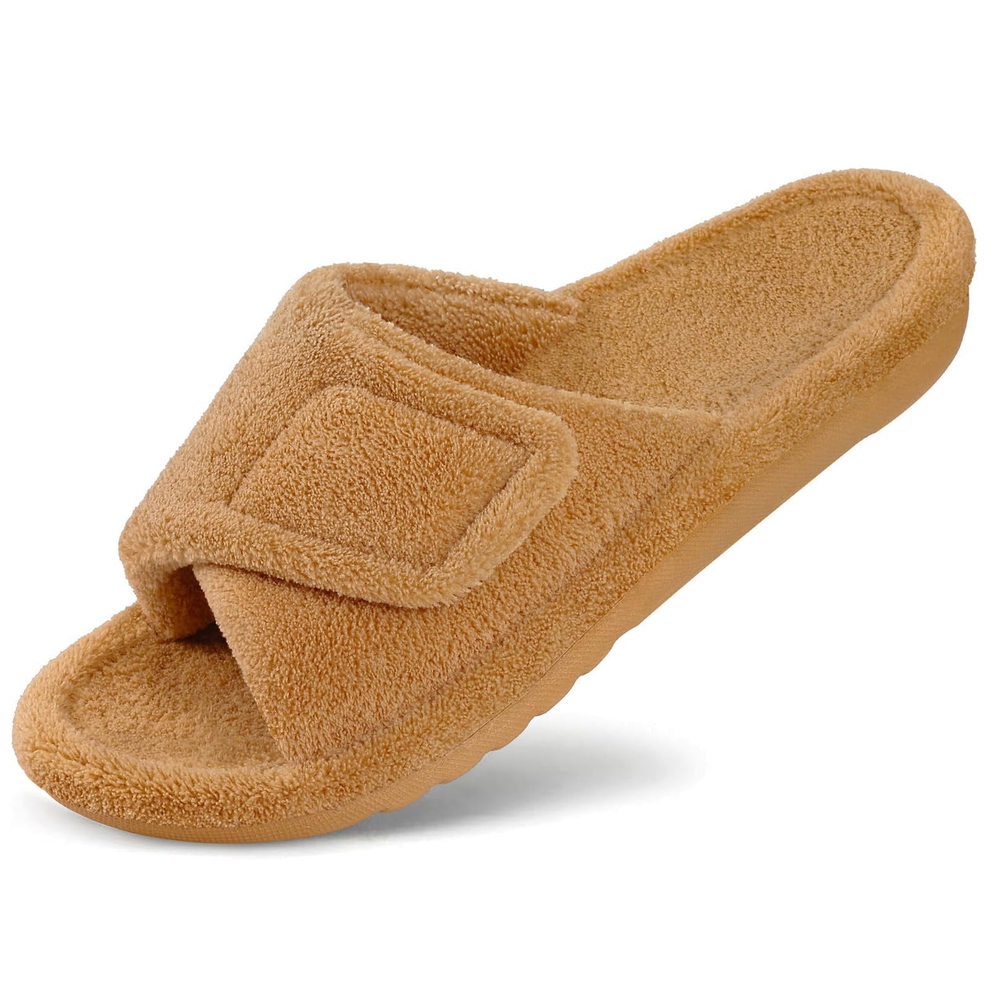 Litfun Women's Orthopedic Slippers with Arch Support  Open Toe House Shoes