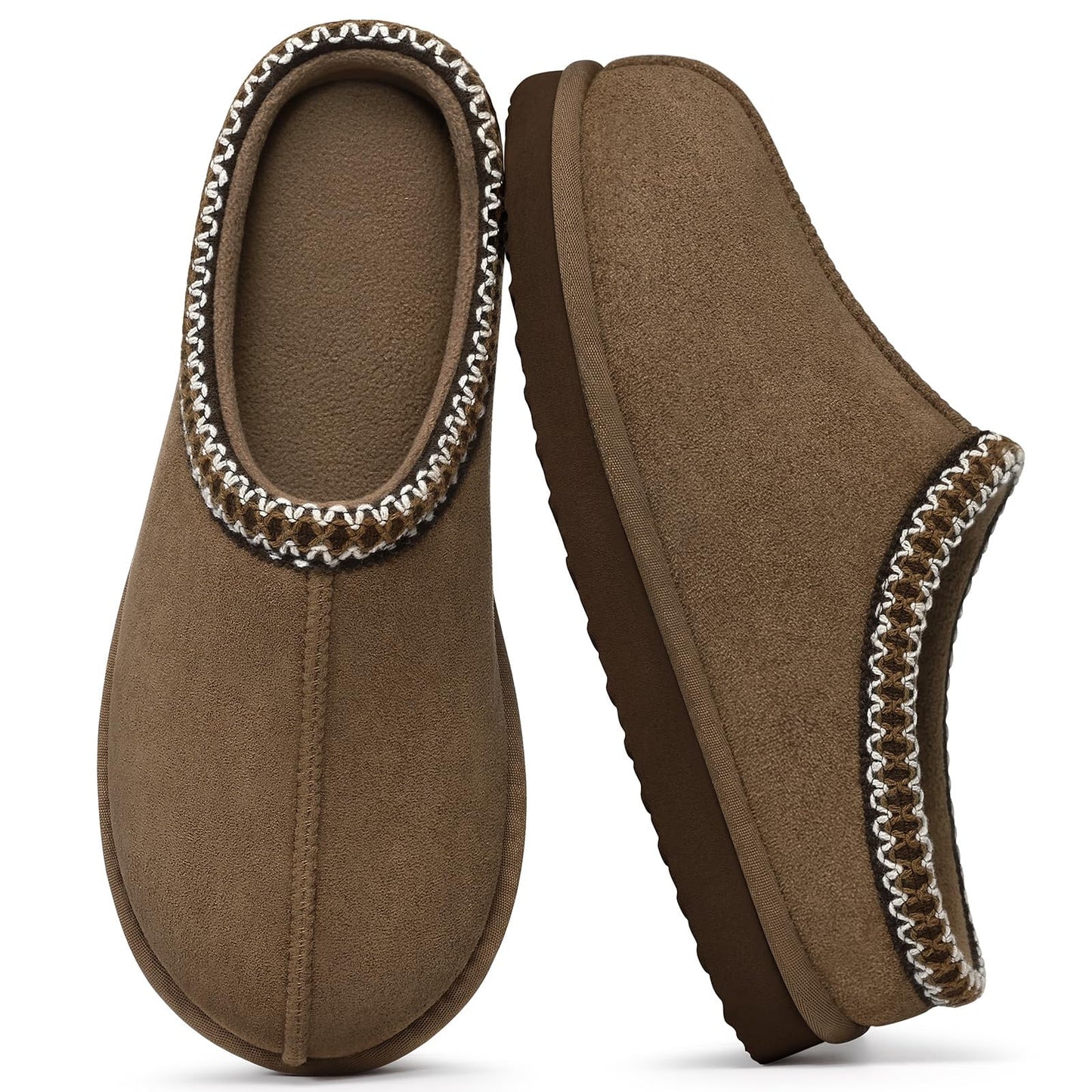 Litfun Memory Foam Slippers for Women Men Cozy Warm House Shoes Indoor and Outdoor