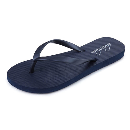 Litfun Slim Flip Flops for Women Casual Thong Flat Sandals Soft Rubber Slip on Sandals