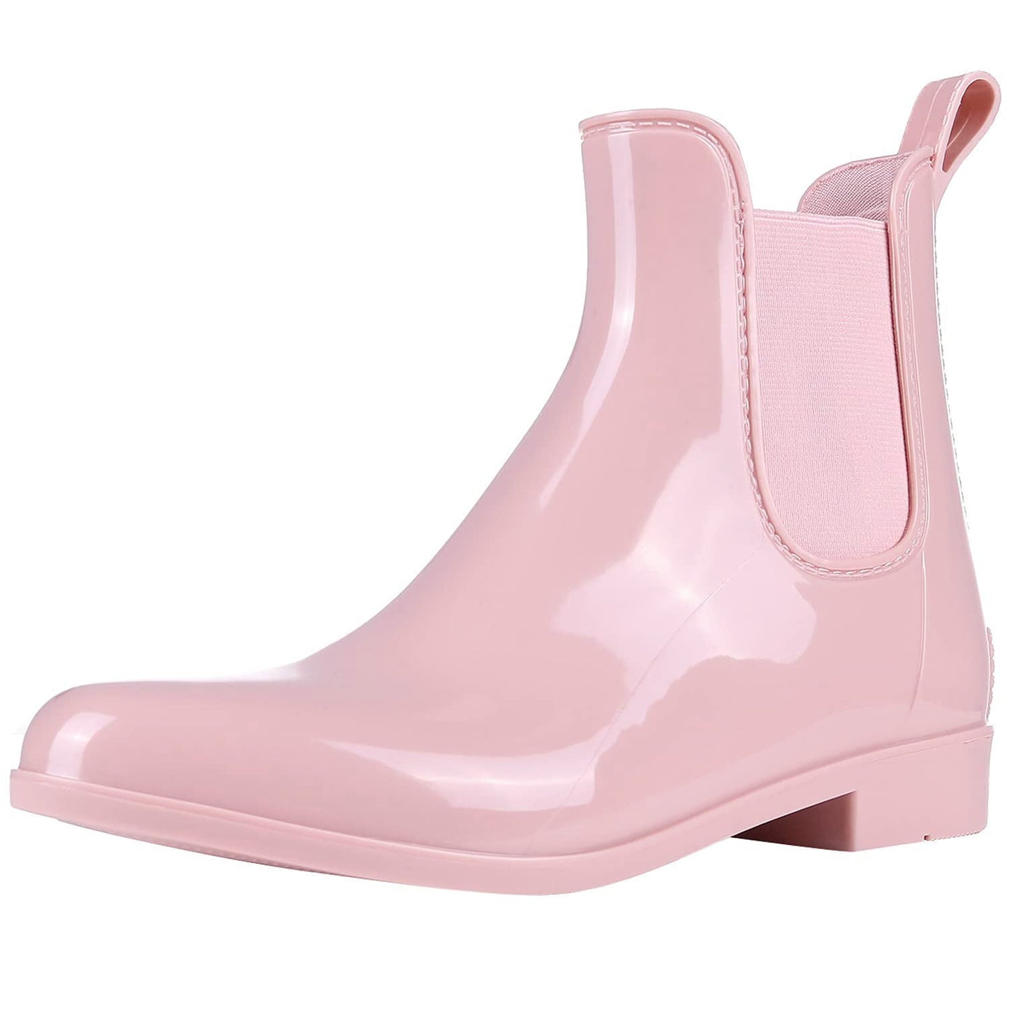 Litfun Women's Short Ankle Rain Boots Lightweight Chelsea Booties Rubber Waterproof Garden Rain Boots for Women