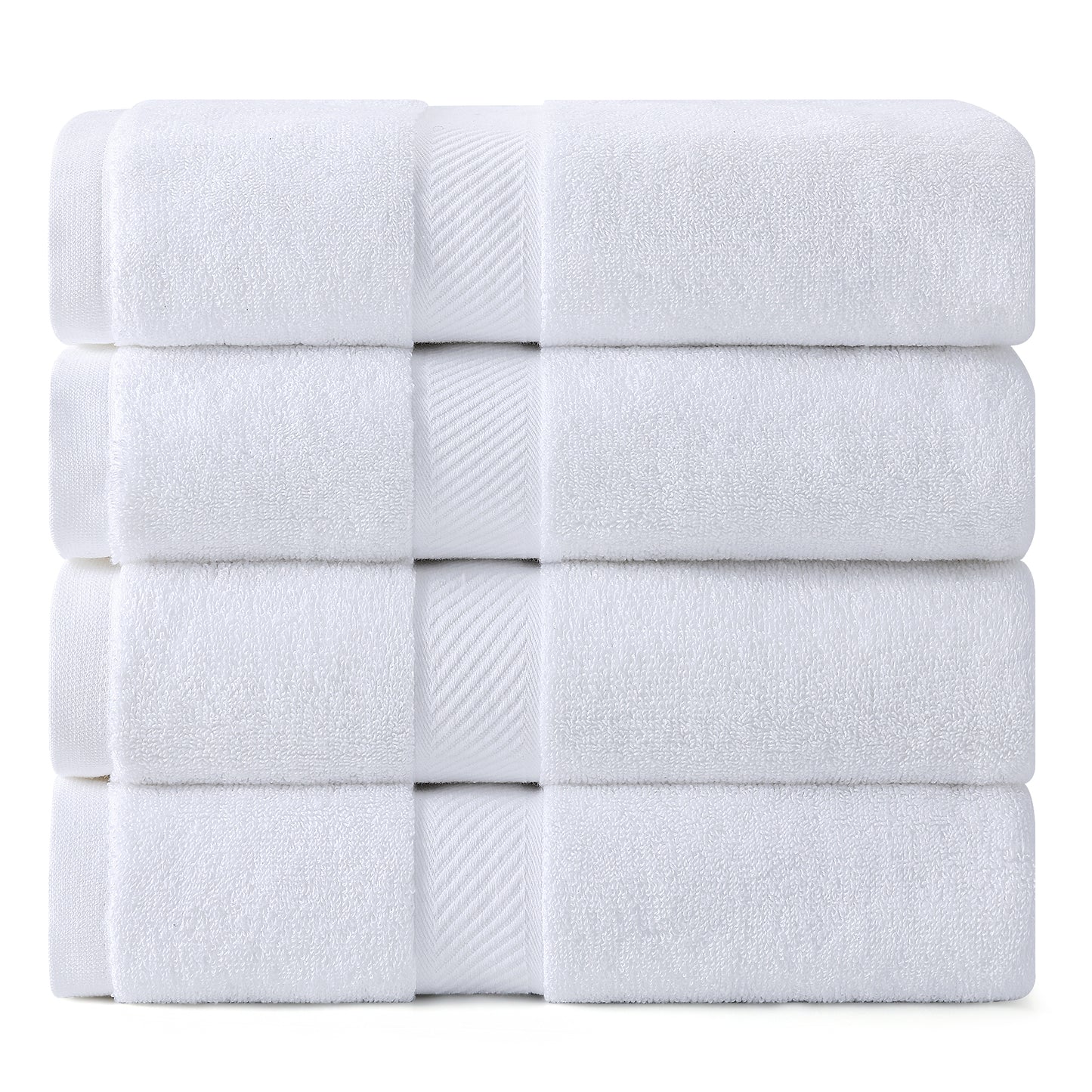 Simmore 100% Cotton Pack of 4 Bath Towels