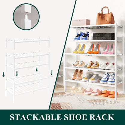 Smiry Bamboo Shoe Rack