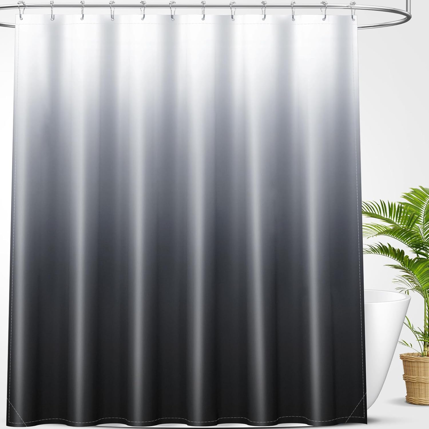 Buganda Beige Ombre Shower Curtain