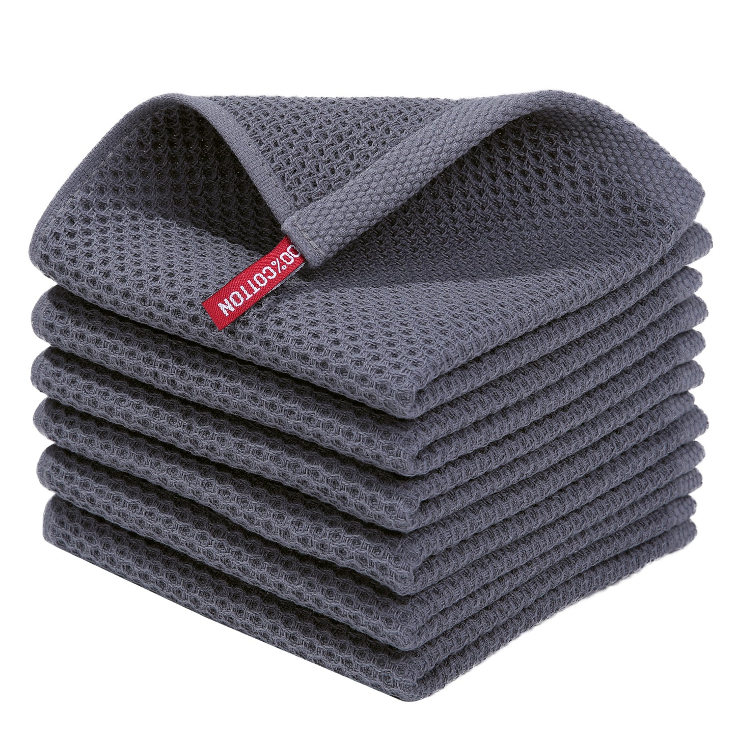 Simmore Cotton Waffle Weave Dish Towels and Dishcloths