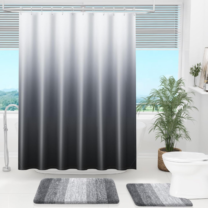 Buganda Beige Ombre Shower Curtain