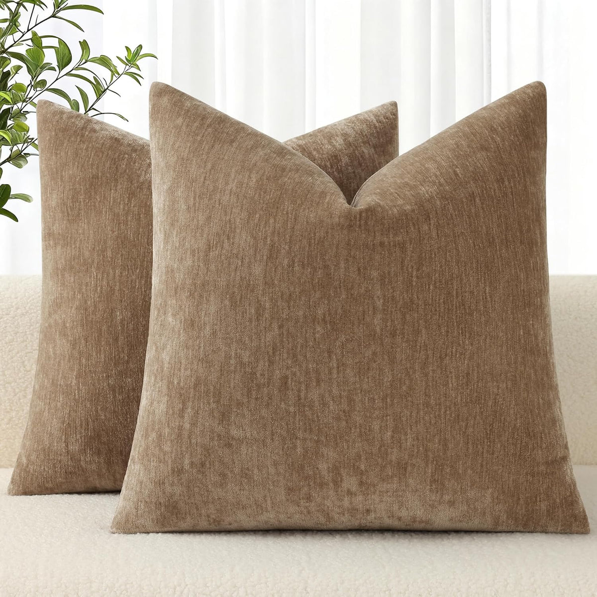 decorUhome Set of 2 Throw Pillow Covers