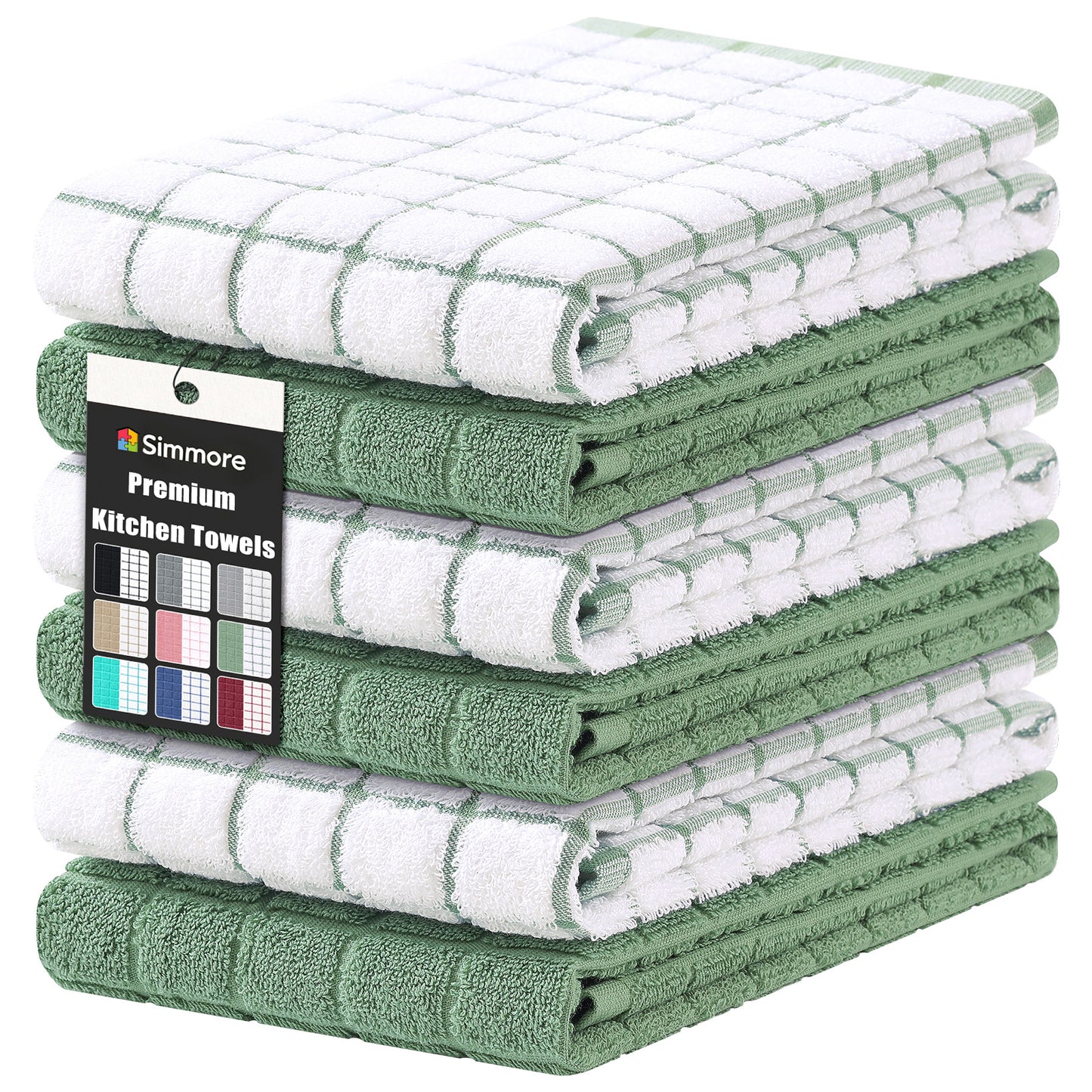 Simmore pure Cotton Terry Kitchen Towels
