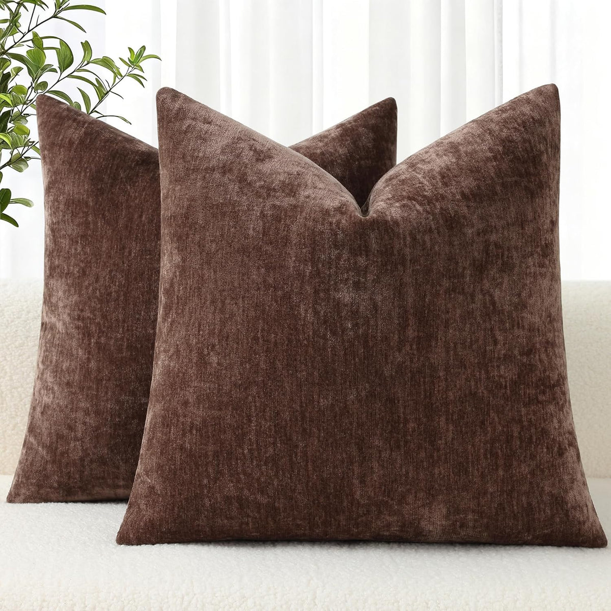 decorUhome Set of 2 Throw Pillow Covers