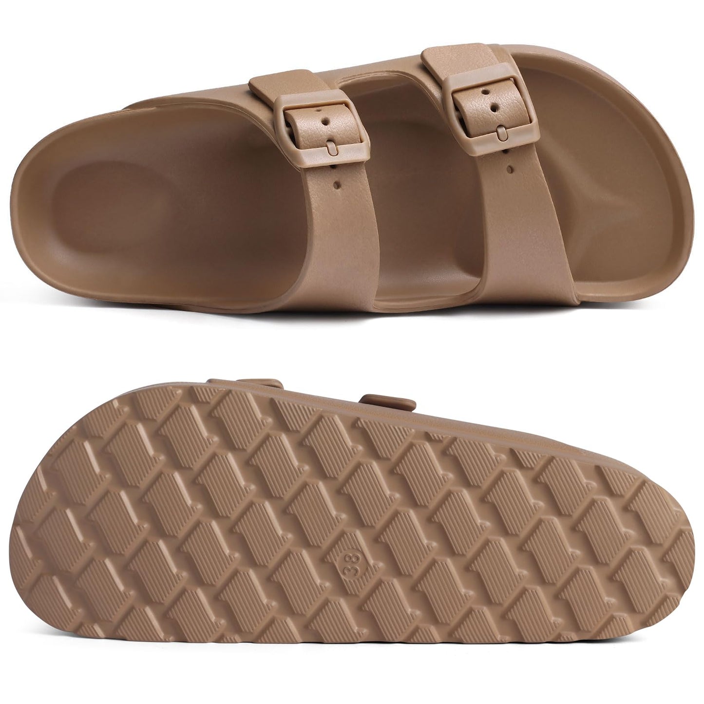 Goosecret Women's Comfortable Arch Support Walking Platform Sandals