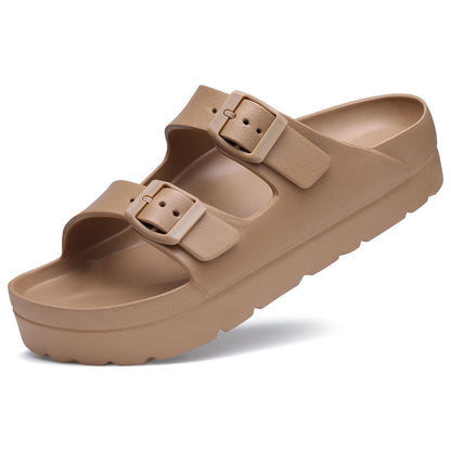 Goosecret Women's Comfortable Arch Support Walking Platform Sandals