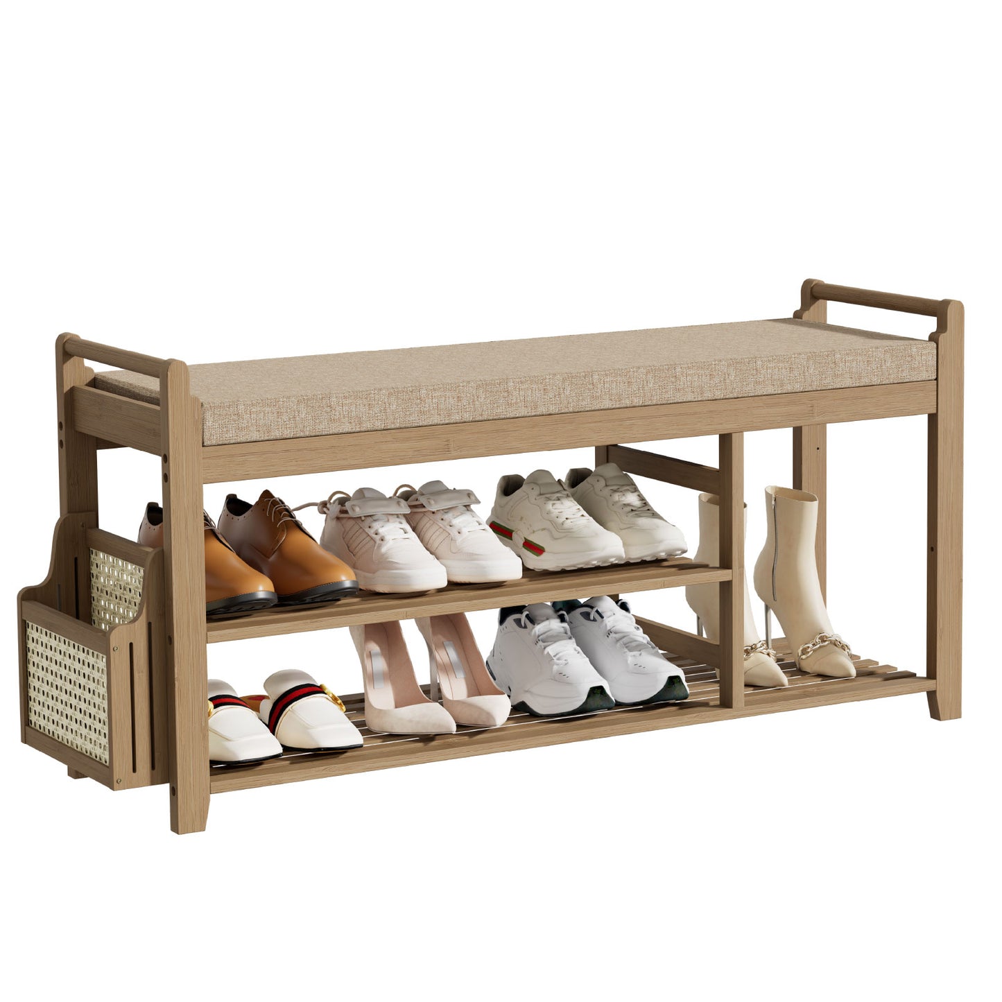 Smiry Shoe Bench with Cushion