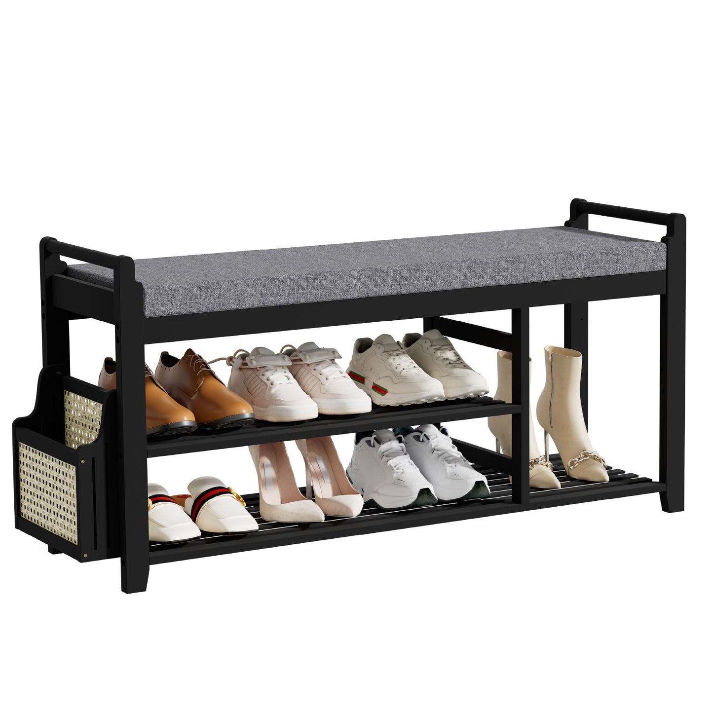 Smiry Shoe Bench with Cushion