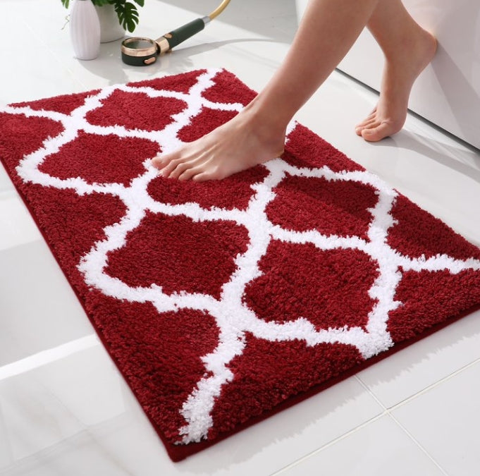 Buganda Microfiber Bathroom Rugs and Mats