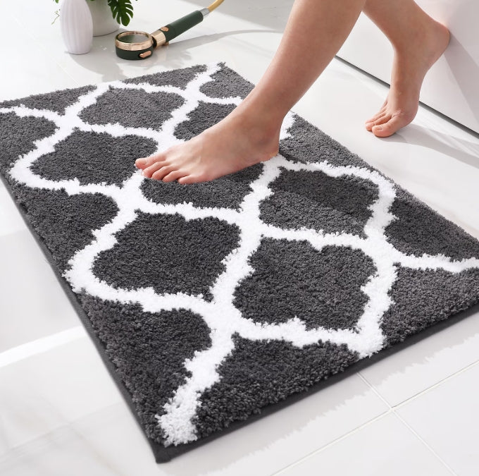 Buganda Microfiber Bathroom Rugs and Mats