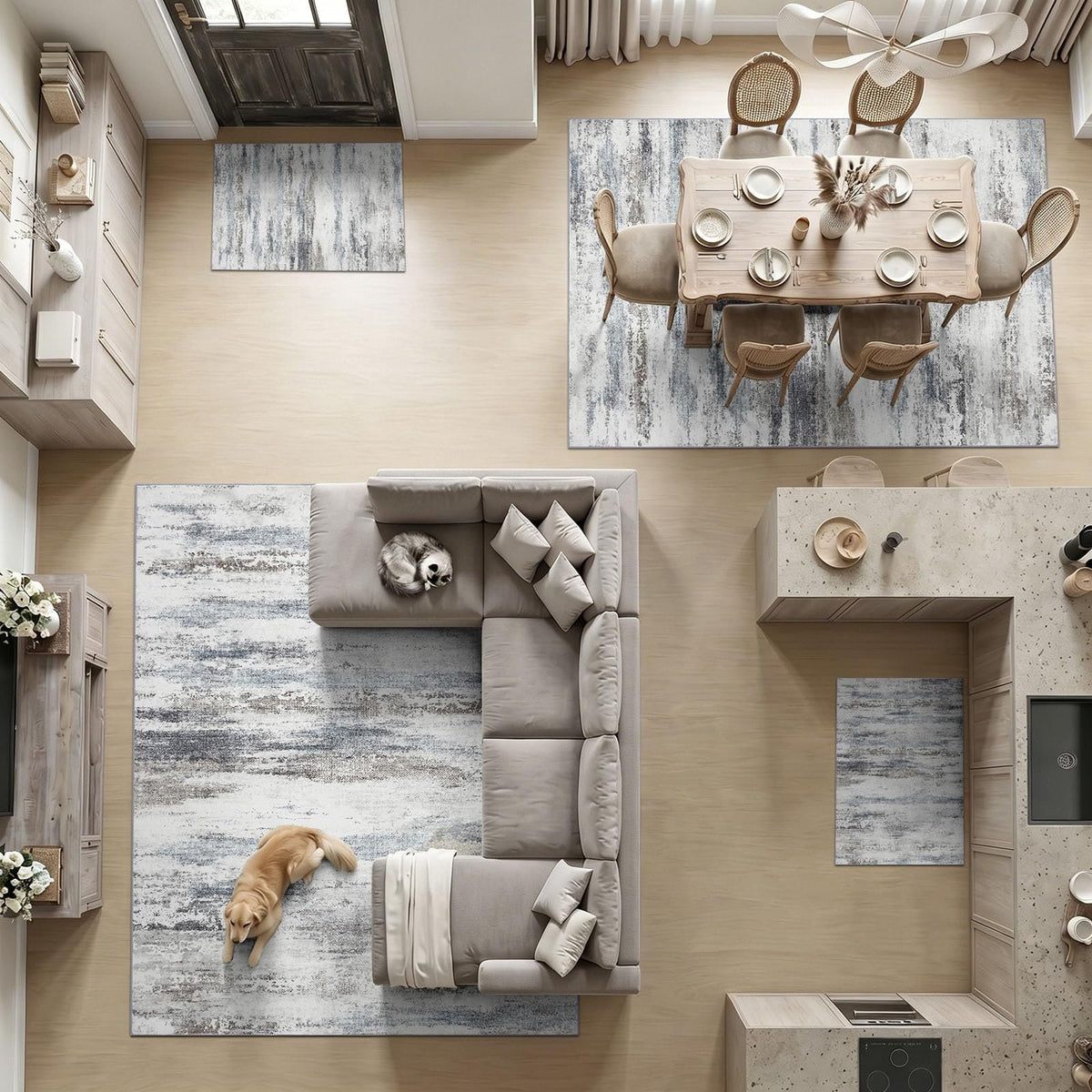 Buganda 2x3 Area Rugs for Living Room Bedroom