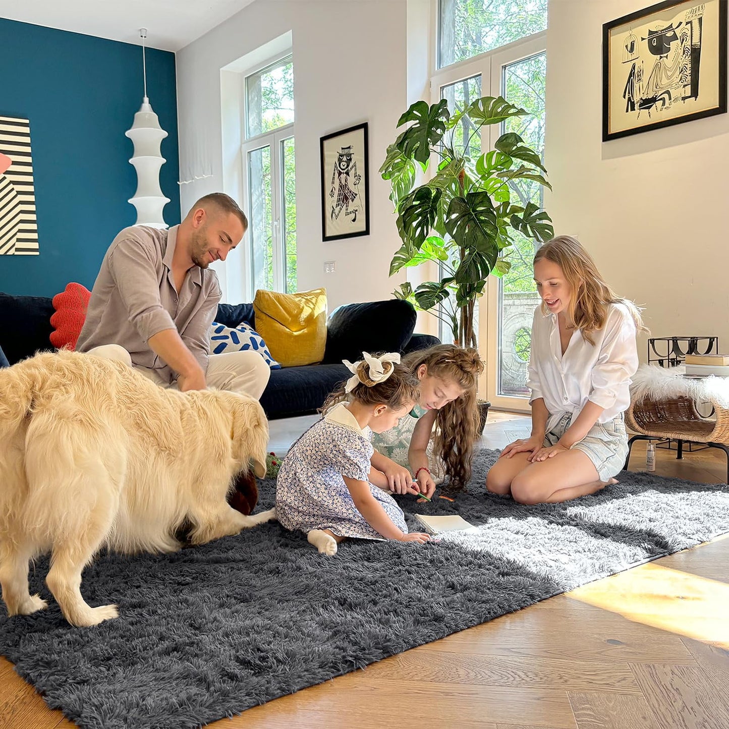 Buganda Area Rugs for Living Room